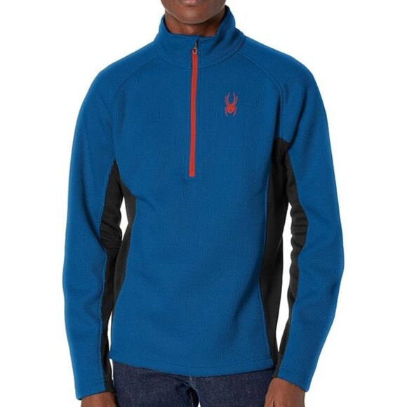 Spyder Outbound Half-Zip Sweatshirt‎ Mens Gorpcore Skiing 1/2 Zip Outdoor Winter - Picture 1 of 8